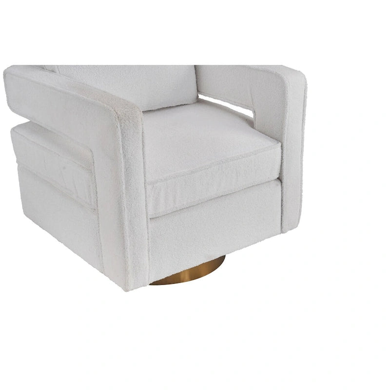 Fauteuil pivotant de salon