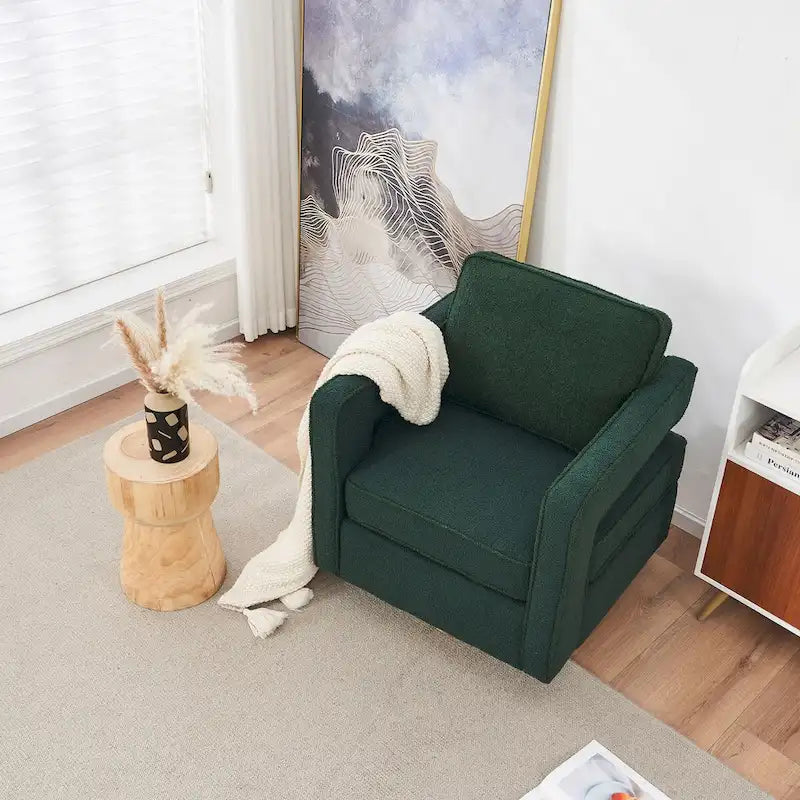 Fauteuil pivotant de salon