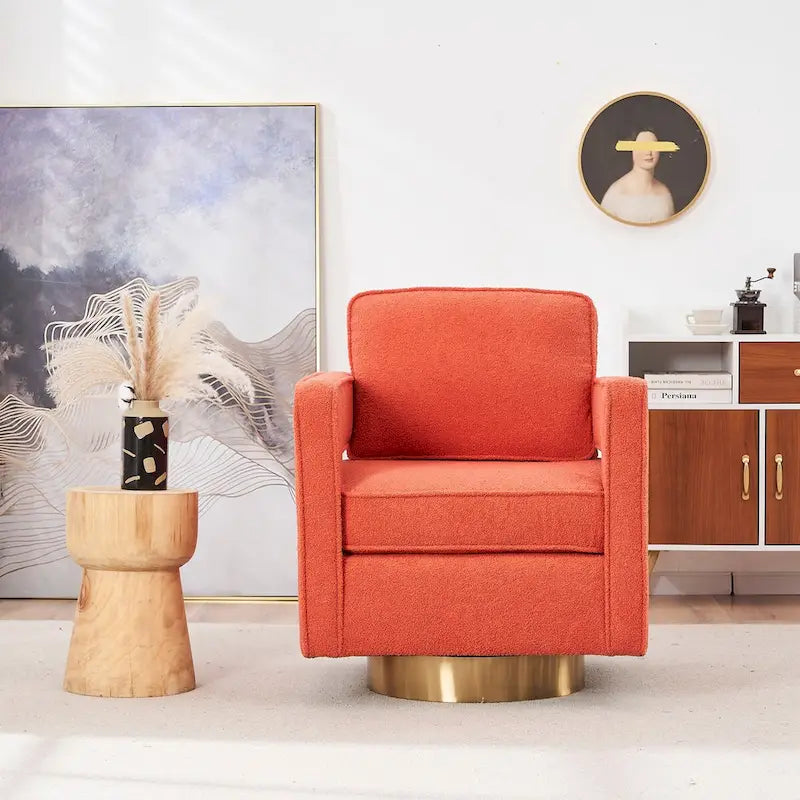 Fauteuil pivotant de salon