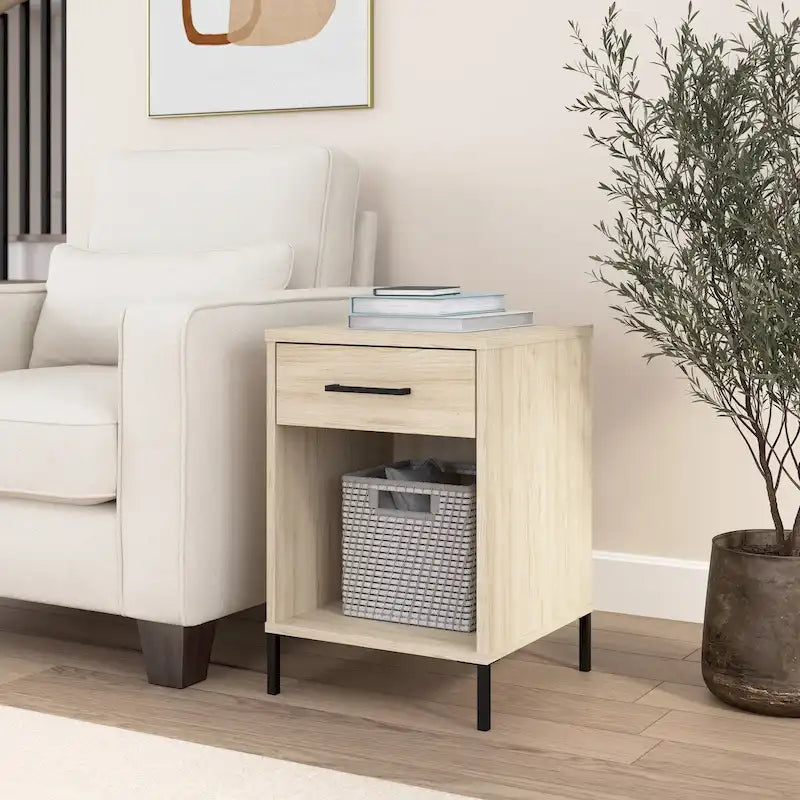 Table d'appoint de salon avec tiroir