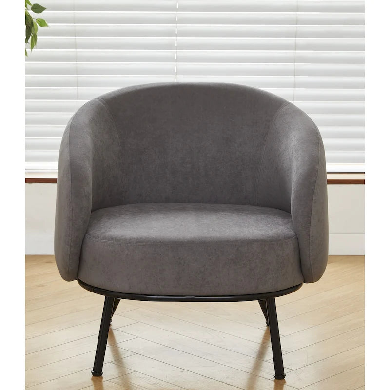 Fauteuil d'appoint d'intérieur Barrel Back Mid-Century