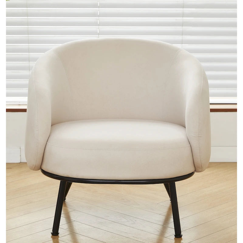 Fauteuil d'appoint d'intérieur Barrel Back Mid-Century