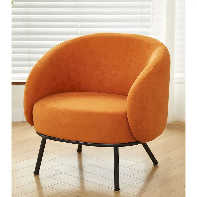 Fauteuil d'appoint d'intérieur Barrel Back Mid-Century