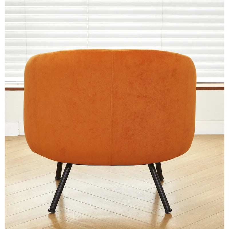 Fauteuil d'appoint d'intérieur Barrel Back Mid-Century