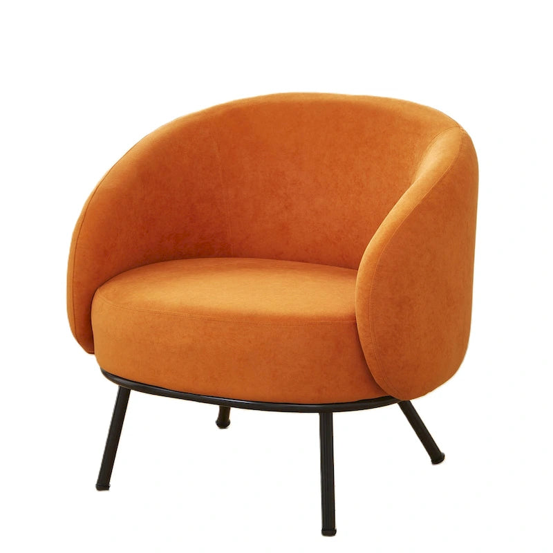 Fauteuil d'appoint d'intérieur Barrel Back Mid-Century