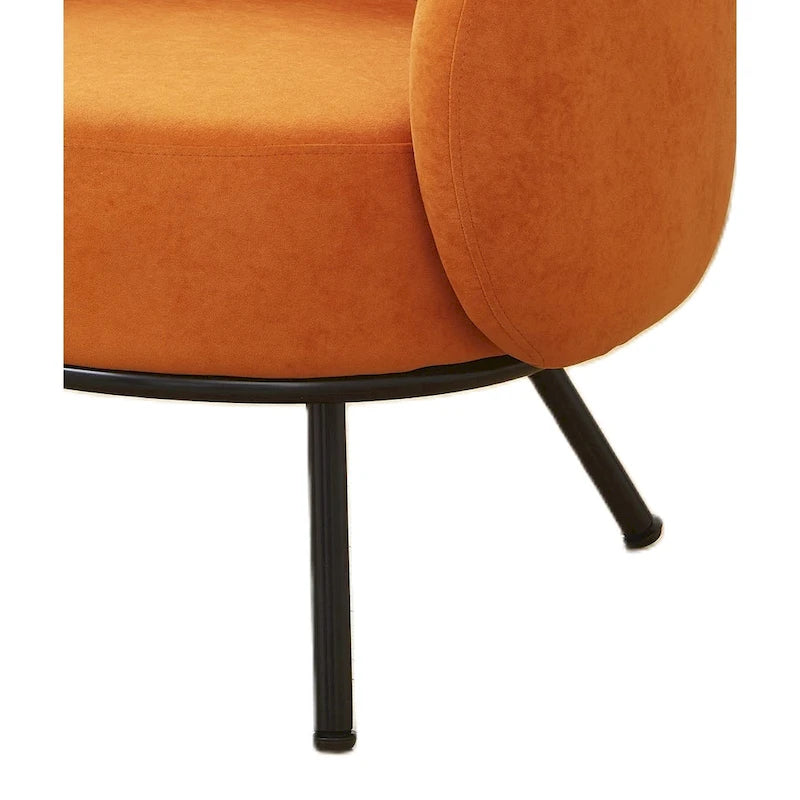 Fauteuil d'appoint d'intérieur Barrel Back Mid-Century
