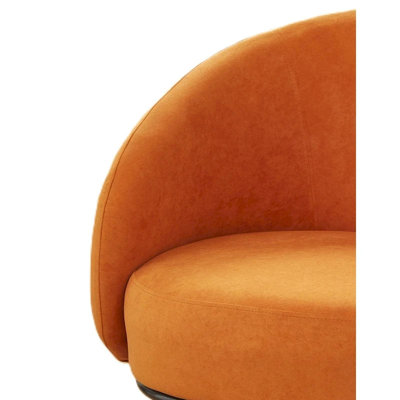 Fauteuil d'appoint d'intérieur Barrel Back Mid-Century