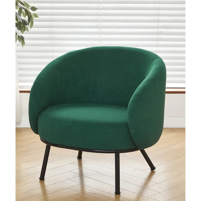Fauteuil d'appoint d'intérieur Barrel Back Mid-Century