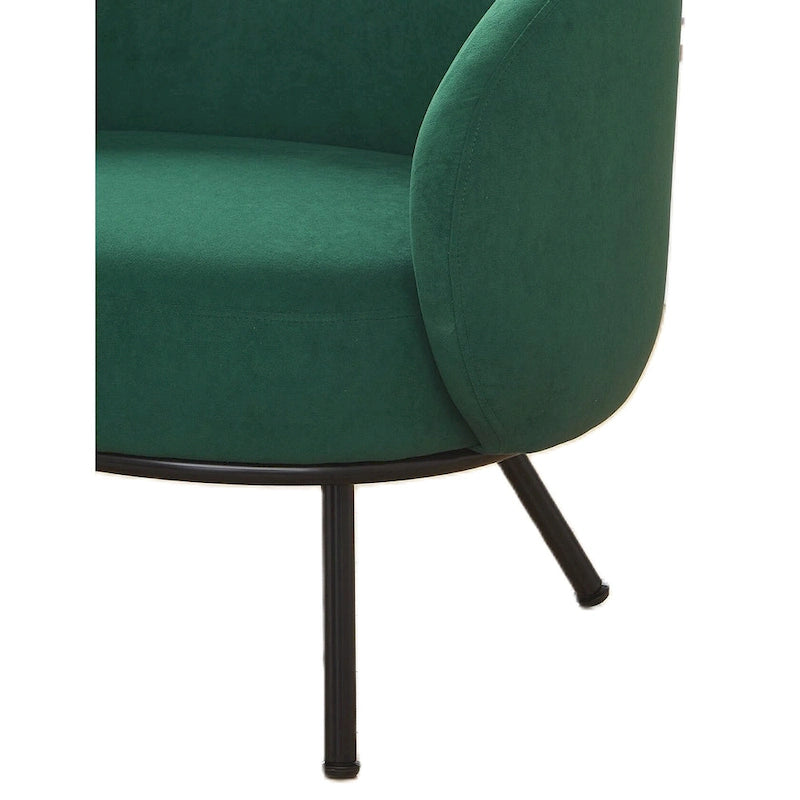Fauteuil d'appoint d'intérieur Barrel Back Mid-Century