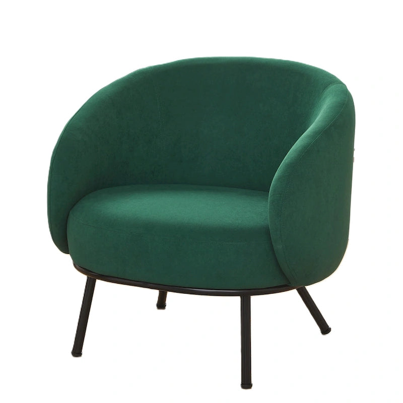 Fauteuil d'appoint d'intérieur Barrel Back Mid-Century