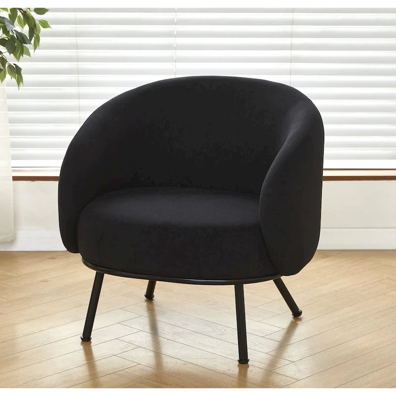 Fauteuil d'appoint d'intérieur Barrel Back Mid-Century
