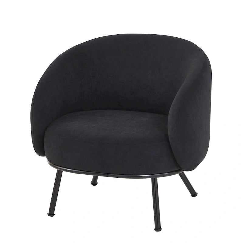 Fauteuil d'appoint d'intérieur Barrel Back Mid-Century