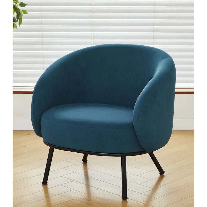 Fauteuil d'appoint d'intérieur Barrel Back Mid-Century