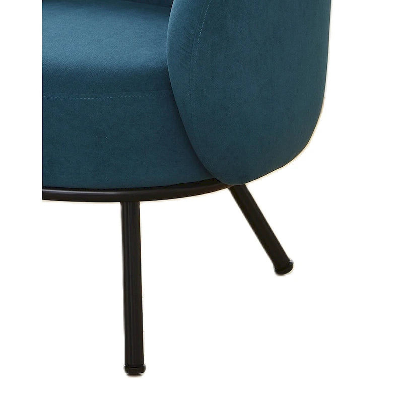 Fauteuil d'appoint d'intérieur Barrel Back Mid-Century