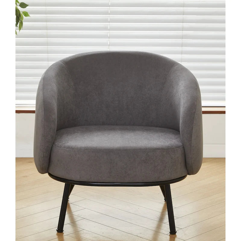 Fauteuil d'appoint d'intérieur Barrel Back Mid-Century