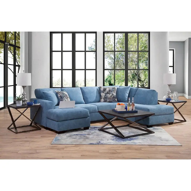 Canapé en U (avec 4 coussins décoratifs)