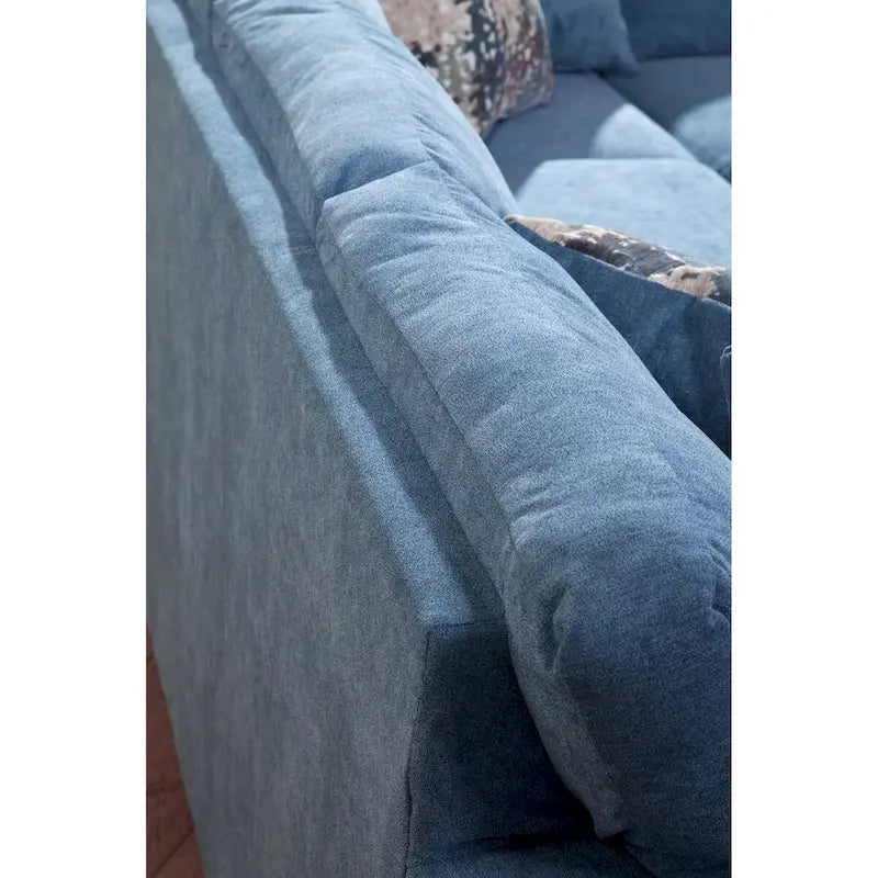 Canapé en U (avec 4 coussins décoratifs)