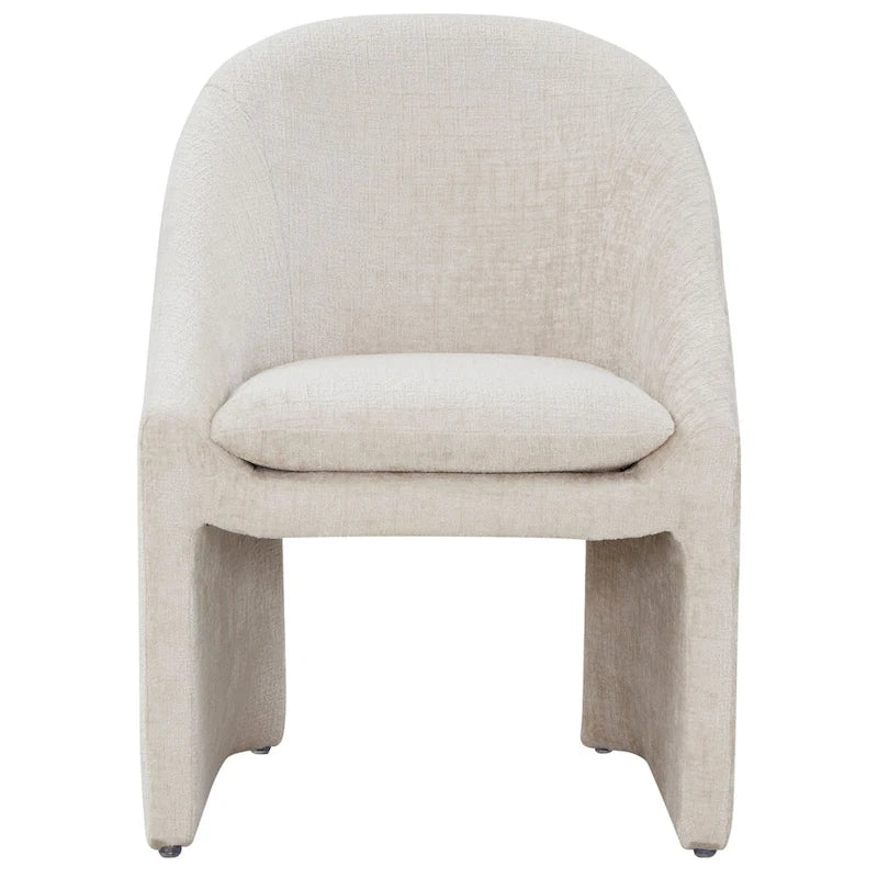 Chaise de salle à manger en chenille
