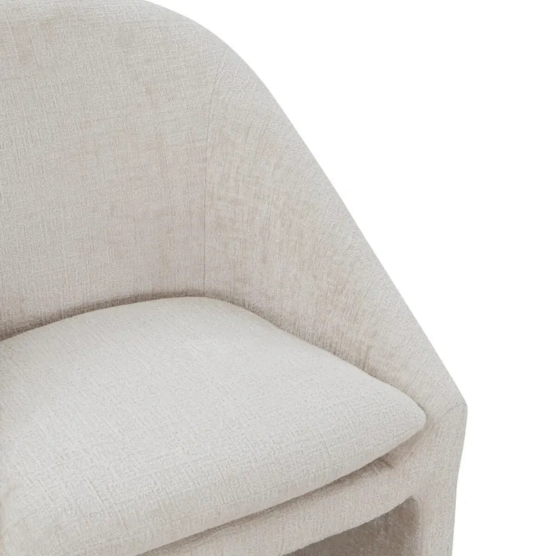 Chaise de salle à manger en chenille